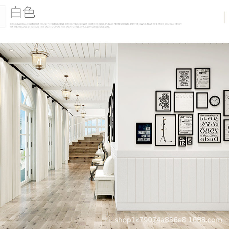 Wood Grain 3D Wall Panels, Sel - Pvc Panel Background ulasan dan harga