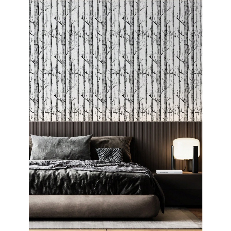 Vintage Black White Pattern Se - Pvc Panel Background ulasan dan harga