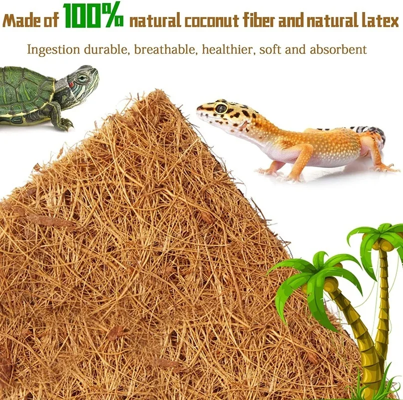 Reptile Carpet Natural Coconut - Substrate Coconut Fiber ulasan dan harga
