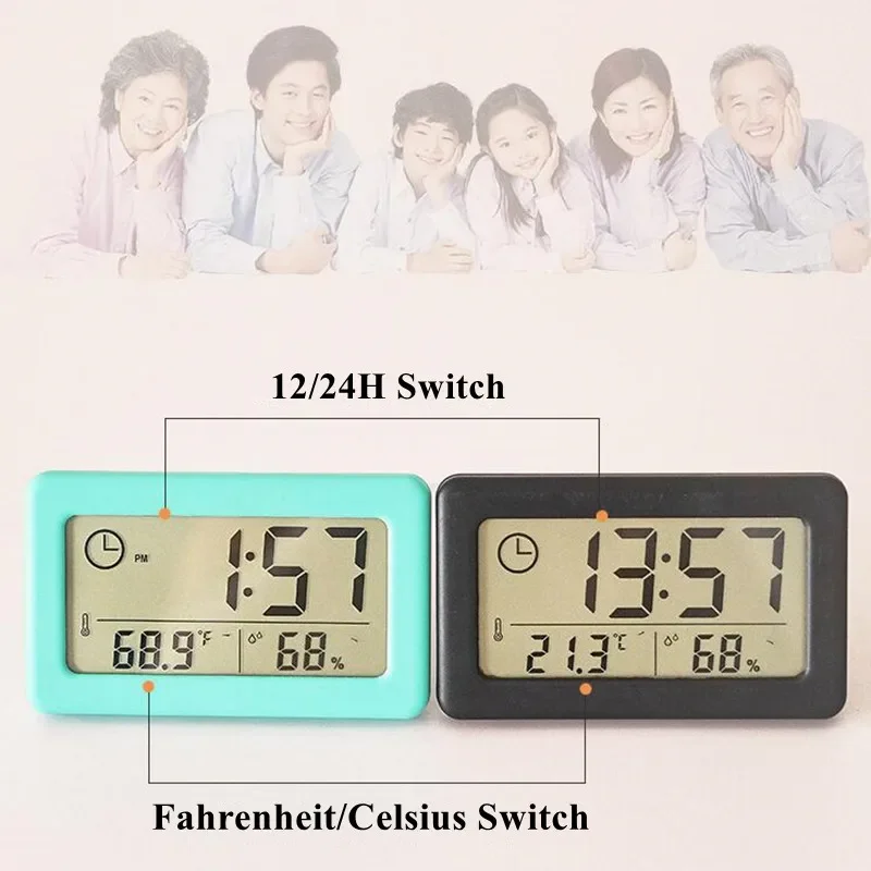 Wall Clock Temperature and Hum - Digital Hygrometer Probe ulasan dan harga