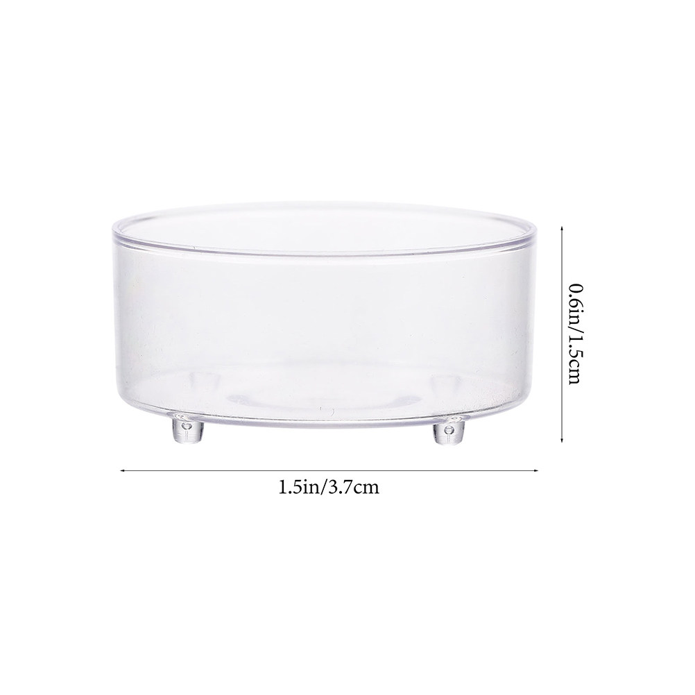 10Pcs Acrylic Reptile Food Dis - Water Dish Reptile ulasan dan harga