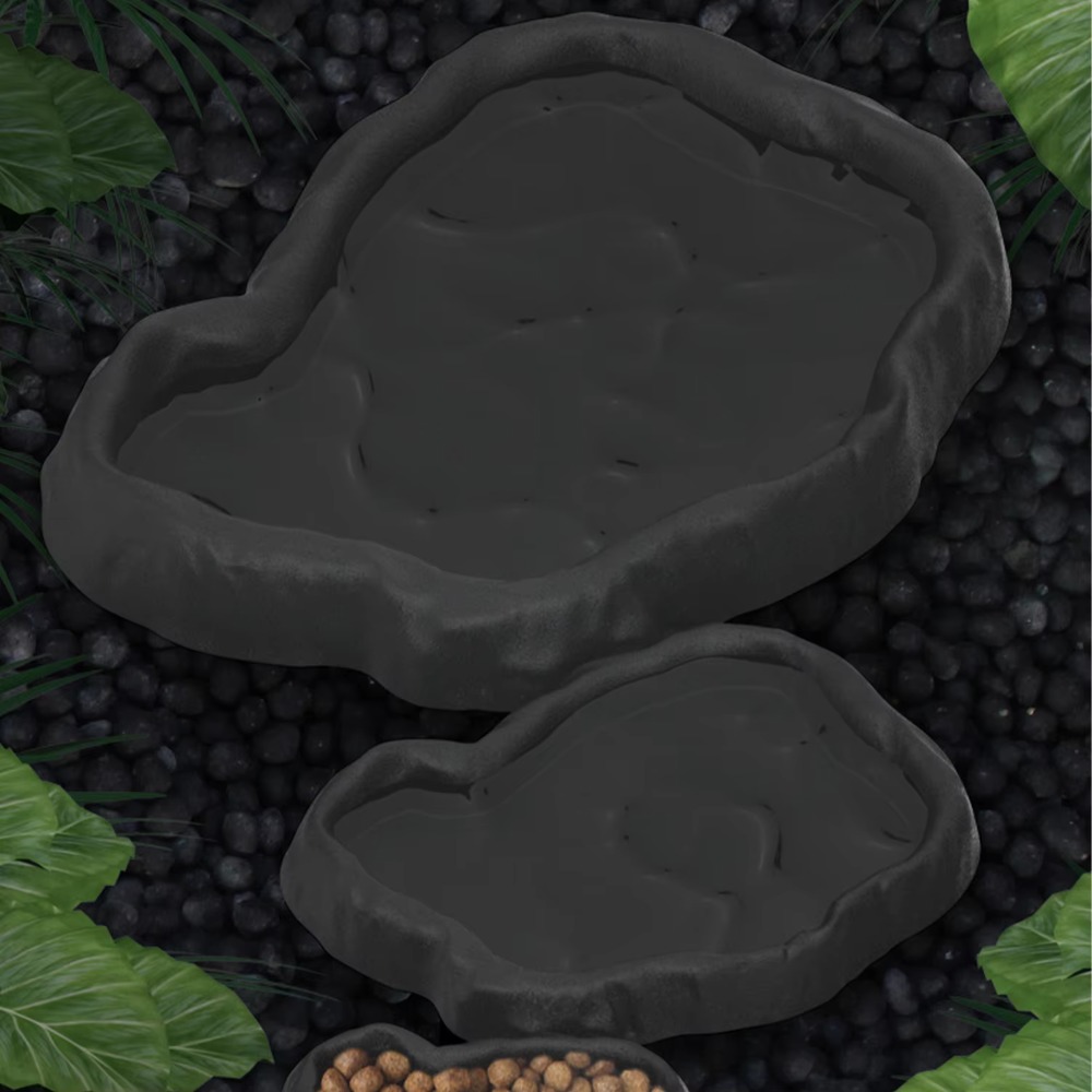ABS Resin Reptile Feeder Bowl  - Water Dish Reptile ulasan dan harga