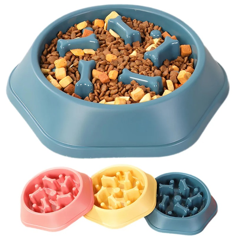 1Pc Slow Feeder Dog Bowl Anti- - Royal Canin Food Medium ulasan dan harga